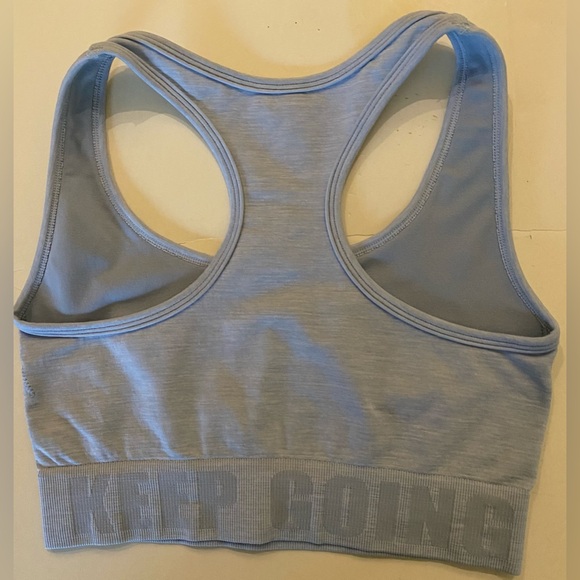 Light Blue Sport Bra size medium - Picture 2 of 3